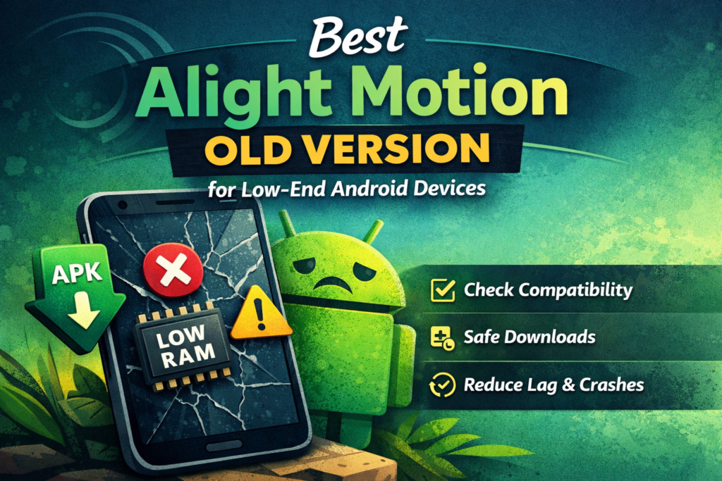 Alight Motion old version guide for low-end and older Android devices